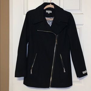 BLACK CALVIN KLEIN PREMIUM COAT